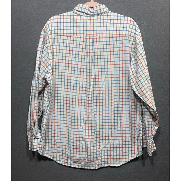 Vineyard Vines Mens Plaid Tucker Murray Preppy Shirt Blue Pink Size L - Picture 2 of 9